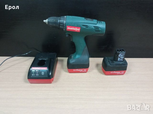 METABO-BSZ 12-Винтоверт-12-волта-2.2ah li ion.