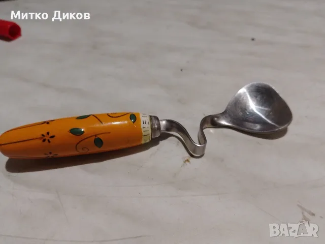 Jasmine Honey spoon-MSC лъжичка за мед крива 135 мм- става и за друго нова, снимка 2 - Прибори за хранене, готвене и сервиране - 56180081
