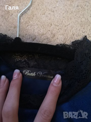 Рокля кадифе, снимка 2 - Рокли - 32172190