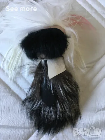 Fendi Karlito висулка за чанта със сребриста лисица, снимка 4 - Чанти - 56084611