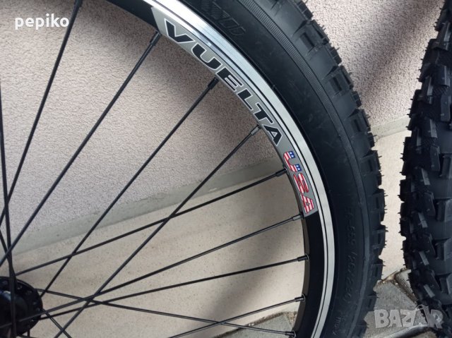 Продавам колела внос от Германия  алуминиеви капли и гуми VUELTA COMPAS 26 цола диск и вибрейк, снимка 3 - Части за велосипеди - 31591781