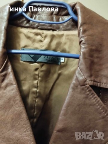 Vitale- Italy -48 ДАМСКО КОЖЕНО ЯКЕ, снимка 5 - Якета - 42805256