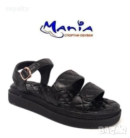 Дамски сандали в черно