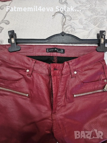 дамски кожен панталон , снимка 3 - Панталони - 53100064