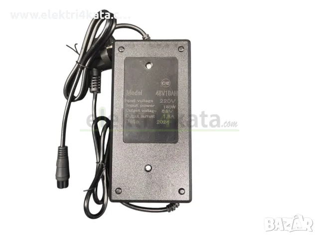 Зарядно устройство 48V (GX12 3pin 12mm), снимка 3 - Друга електроника - 50342979