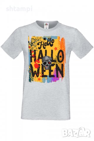 Мъжка тениска Halloween 09,Halloween,Хелоуин,Празник,Забавление,Изненада,Обичаи,, снимка 1 - Тениски - 38134932