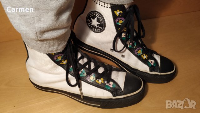 Converse оригинални кецове от естествена кожа, снимка 8 - Кецове - 31278584