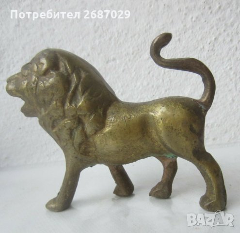 котка и лъв метал бронз месинг фигура статуетка , снимка 6 - Статуетки - 31488773
