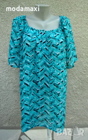 3XL/ 4XL Нова туника Faded Glory в зелено , снимка 1