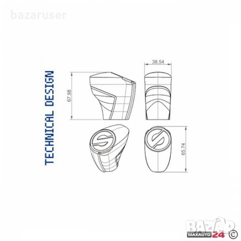 Топка за Скоростен Лост Sparco 58277/Алуминиев, снимка 2 - Аксесоари и консумативи - 32086223