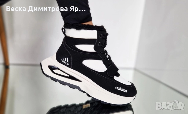 Дамски обувки с топла дебела вата , снимка 7 - Дамски боти - 52115256