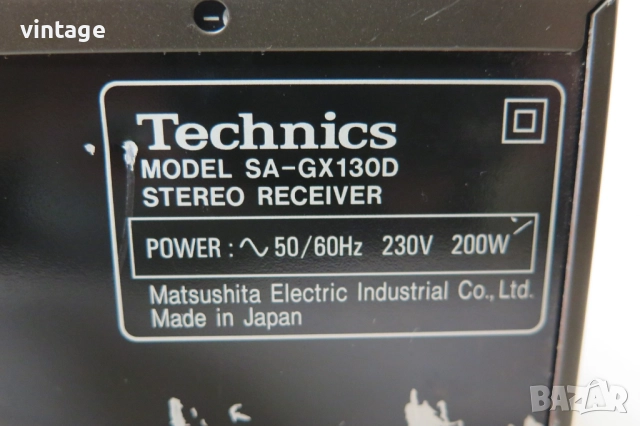 Technics SA-GX130D, снимка 7 - Ресийвъри, усилватели, смесителни пултове - 51574258