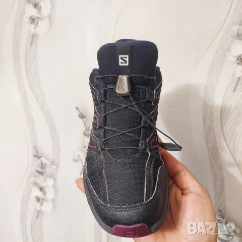 водоустойчиви туристически обувки Salomon FELLRAISER Wings Access 2 GTX Gore-Tex номер 39 1/3, снимка 9 - Маратонки - 47514359