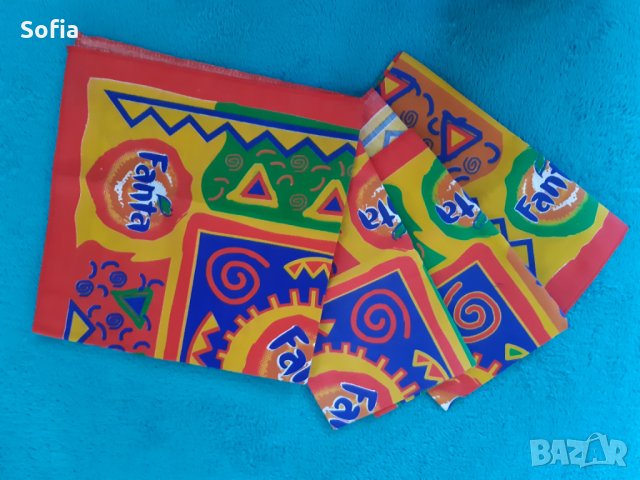 Кока Кола/Фанта за Фенове/Колекции:  3 вида FANTA bandana-шал, и с козирка- 90те, снимка 5 - Колекции - 31656567