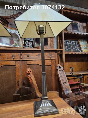 Комплект нощни лампи в стил Тифани, снимка 2 - Настолни лампи - 52945203