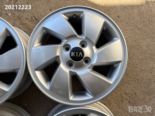 4 броя алуминиеви джанти за Kia Picanto I,15, снимка 8 - Гуми и джанти - 52224111