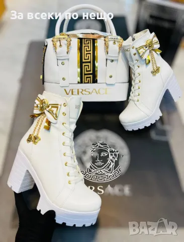 Дамски боти Louis Vuitton🔝Versace Код D1548, снимка 7 - Дамски боти - 48362219