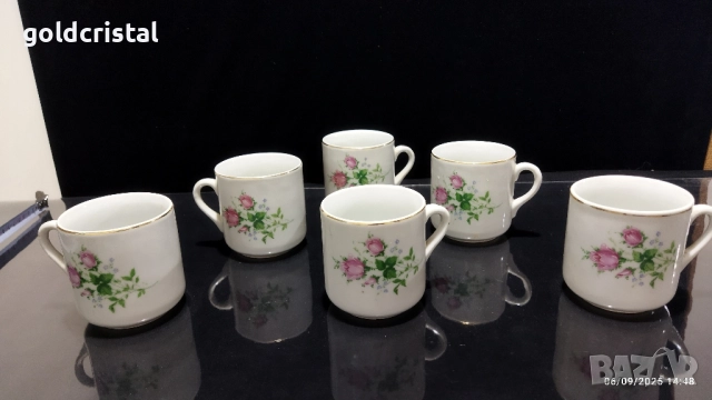 стар български порцелан чаши за чай, снимка 2 - Антикварни и старинни предмети - 51629025