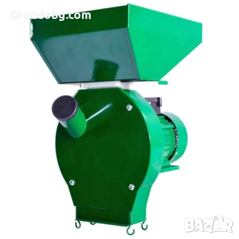 Немска Професионална Фуражомелка 3.8kW WerkBull Ярмомелка + 4 сита, снимка 2 - Други - 52174746