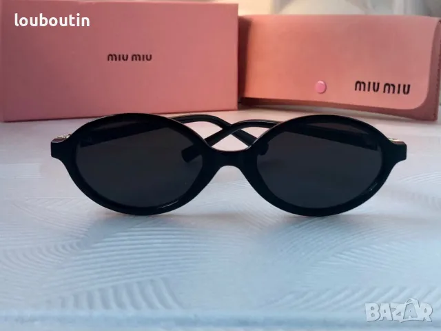 Miu 2024 дамски слънчеви очила елипса кръгли овални, снимка 3 - Слънчеви и диоптрични очила - 48018463