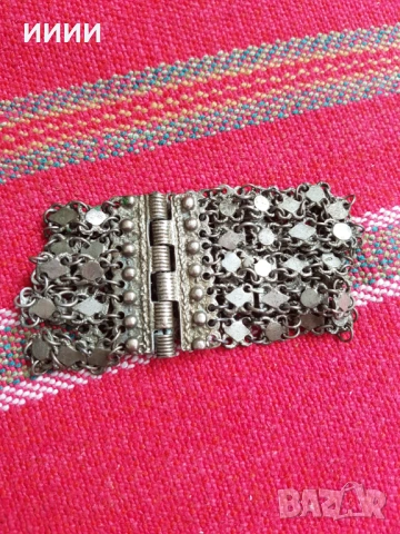 Сребърна гривна верижка възрожденска 3