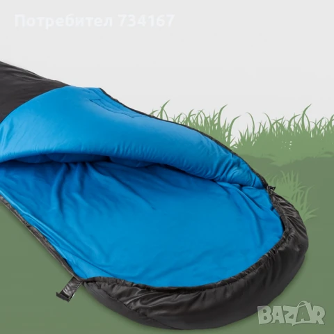 Лек летен спален чувал Living & Garden в син и червен цвят, снимка 7 - Спално бельо - 51067825