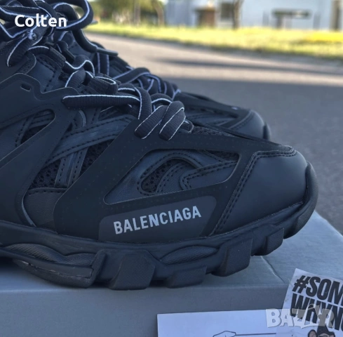 Balenciaga Track – Black, снимка 8 - Дамски ежедневни обувки - 54318736