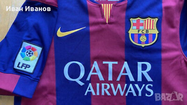 Оригинална тениска на Барселона  Сезон 2014-2015, снимка 2 - Спортни дрехи, екипи - 40851810