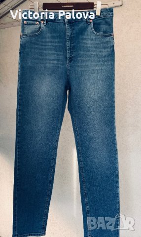 Дънки висока талия ASOS, снимка 8 - Дънки - 42867262