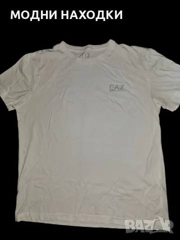 EA7 Armani Оригинална Бяла Тениска, снимка 6 - Тениски - 49800923