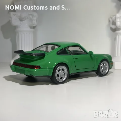 Porsche 911 Turbo умален модел , снимка 3 - Коли, камиони, мотори, писти - 52516332