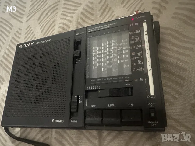 SONY ICF 7600 AW Радио, Транзистор, снимка 5 - Радиокасетофони, транзистори - 56345291