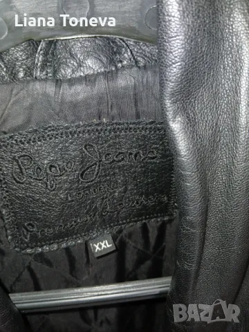 Мъжко кожено яке "ПепеДжинс", снимка 3 - Якета - 49990328