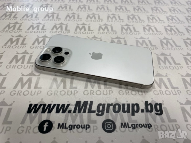 #MLgroup предлага iPhone 15 Pro Max 256GB Silver 84%, втора употреба