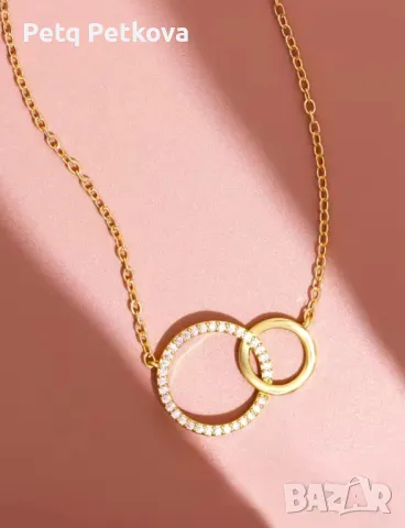 Бижута от стомана със златисто и сребристо покритие с ПОДАРЪК кутийка, снимка 6 - Бижутерийни комплекти - 48990062