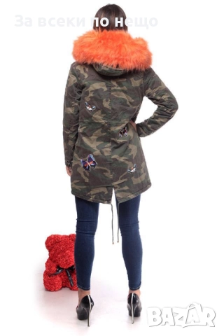 Дасмка Парка С Качулка Код SV-22, снимка 8 - Якета - 52499399