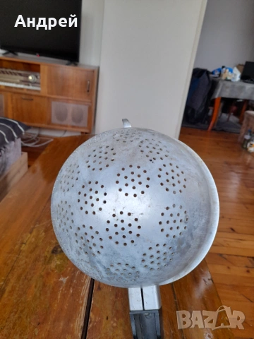 Стара алуминиева цедка,гевгир #11, снимка 5 - Други ценни предмети - 53191974