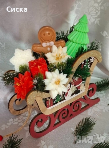   Шейната на Дядо е пълна с ръчно изработени глицеринови сапуни с аромат, снимка 6 - Коледни подаръци - 52508814