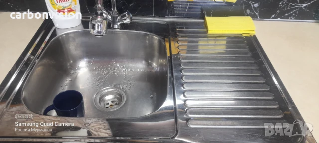 Кухненски плот 2м. Мивка батерия и сифон., снимка 2 - Други - 50836365