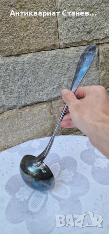 ✨ Старинен черпак със скандинавски произход — със запазено излъчване и стил ✨, снимка 8 - Прибори за хранене, готвене и сервиране - 51150076