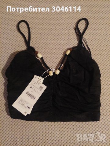 Къс топ зара