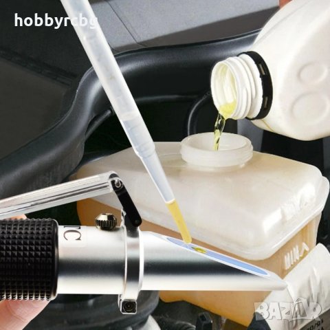 Професионален рефрактометър за антифриз, adblue, течност за чистачки, снимка 2 - Аксесоари и консумативи - 16292420