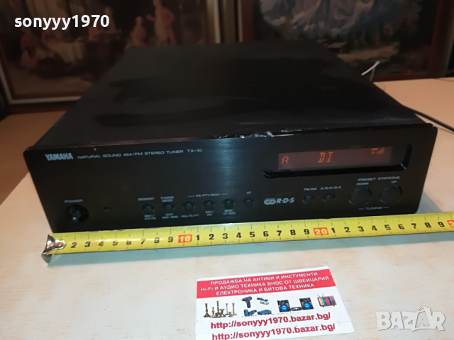 YAMAHA TX-10 STEREO TUNER-ВНОС SWISS 1004222137, снимка 6 - Ресийвъри, усилватели, смесителни пултове - 36411961