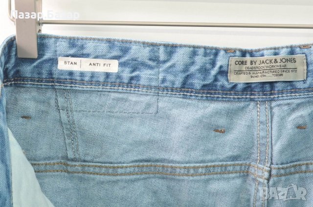 JACK & JONES STAN Osaka Оригинални Дънки Джинси Светлосини 32х32 (48-M), снимка 8 - Дънки - 39216797
