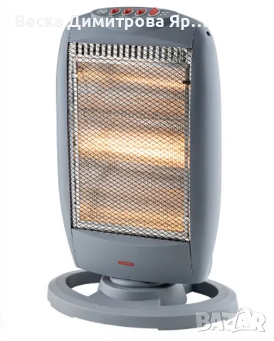 Халогенна печка, 1200W,с осцилация, снимка 2 - Печки, фурни - 47283948