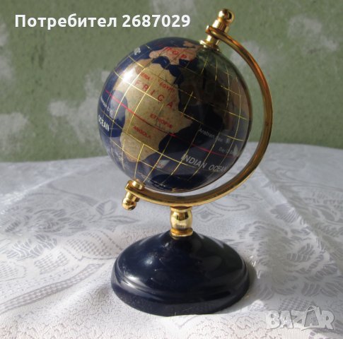 Красив настолен глобус, снимка 5 - Статуетки - 29476679