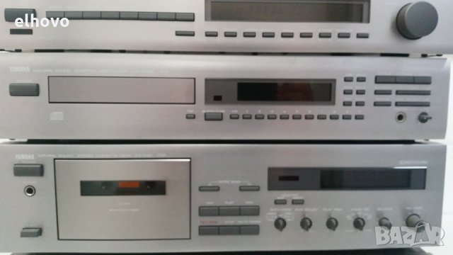 Стерео усилвател, тунер, дек, CD player Yamaha, снимка 2 - Ресийвъри, усилватели, смесителни пултове - 29938622