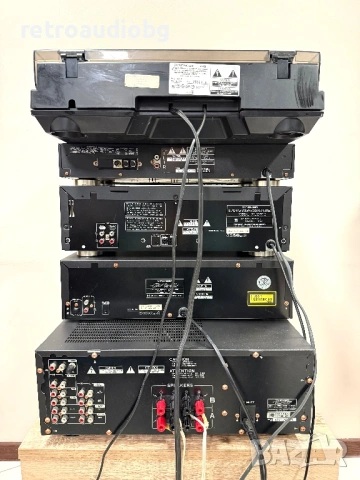 🔊Ретро аудио система сет PIONEER - усилвател, CD плеър, двукасетъчен дек, тунер, грамофон и колони, снимка 8 - Аудиосистеми - 53087188