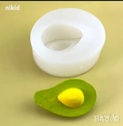 Авокадо силиконов молд форма фондан шоколад гипс смола декор