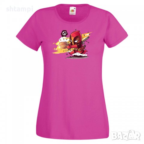 Дамска тениска Marvel Deadpool 2 Игра,Изненада,Подарък,Геймър,, снимка 8 - Тениски - 36741004